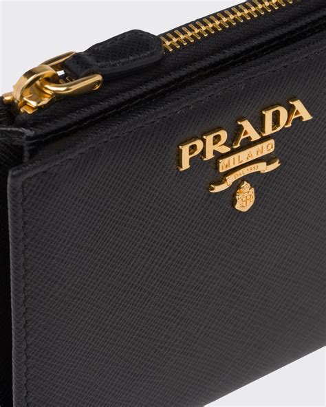 prada saffiano small wallet|prada saffiano wallet sale.